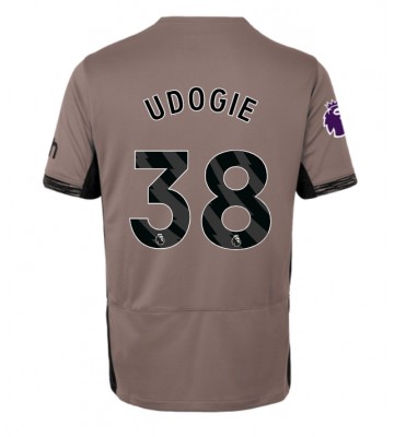 Tottenham Hotspur Destiny Udogie #38 Replika Tredjetrøje Dame 2023-24 Kortærmet
